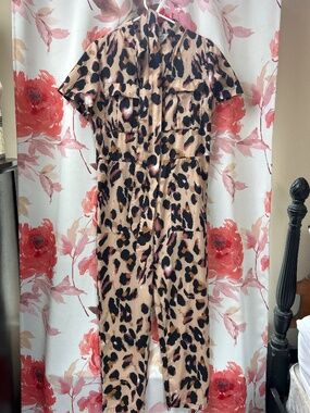 Leopard jumpsuot